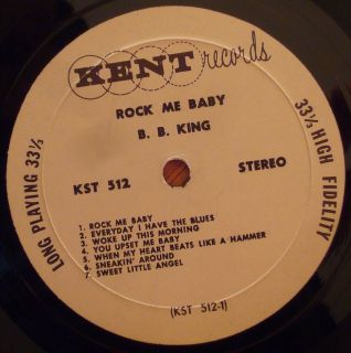 King Rock Me Baby LP Kent KST 512 Original Stereo