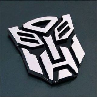 New Car decor Metal 3D Decal Emblem 3M Transformer Autobot Auto Car 