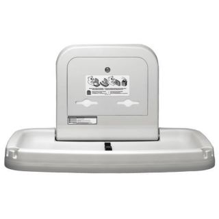   KB200 01 Horizontal Baby Changing Station Gray Sold as Each