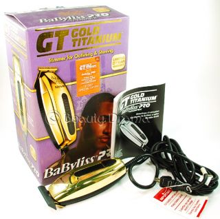 BaByliss PRO FORFEX GT Gold Titanium Trimmer Outlining & Shaving T 