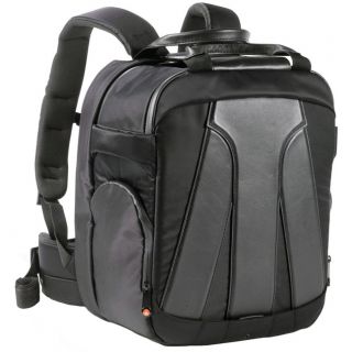 the manfrotto lino pro v backpack black holds a ton of photo gear in a