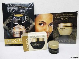 Avon New in Box Anew Ultimate Age Repair Cream 2 Samples Day Cream Eye 