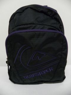 Quiksilver Mini Backpack Black Purple Bad Boy