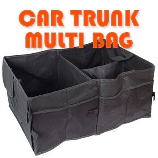 Car Trunk Cargo Organizer Collapsible Bag Storage Black Folding in The 