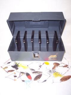 Plano Spinner Bait Tackle Box with 11 Lures