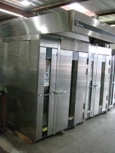 used baxter ov210g m2b double rack gas bakery oven