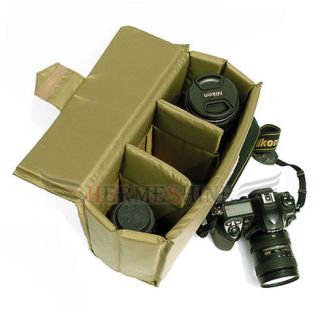 New Folding Partition Padded Camera Bags SLR DSLR Insert Protection 