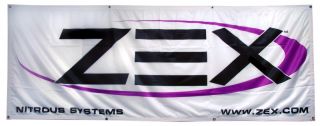Brand New ZEX Nitrous 3 x 8 Garage Race Track Trailer Banner ZEX308 