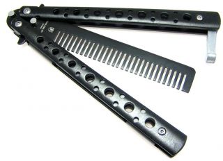 Practice Butterfly Balisong Trainer Comb Knife Dull New