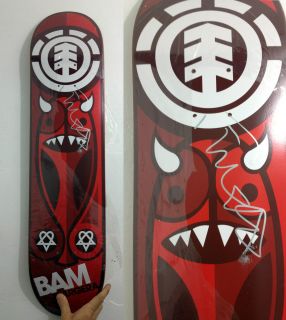 New Element Bam Margera Pro Deck 7 5 x 32 5 Jackass CKY