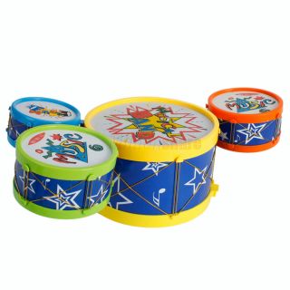 Childrens Toys Drum Set Kit Musical Band Instrument Colorful