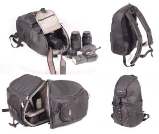 sturdy photo and video camera backpack heavily padded shoulder straps 