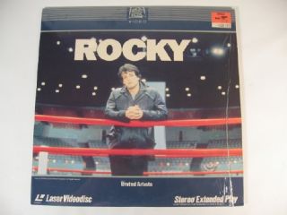 Rocky 1976 Laserdisc Sylvester Stallone Talia Shire