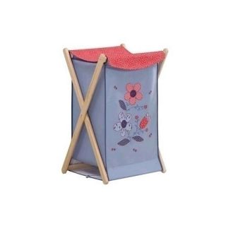 New Bananafish Country Cottage Clothes Hamper Laundry Nursery Folds 