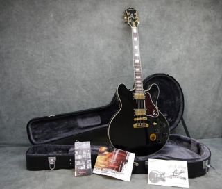 2007 Epiphone BB King Lucille Electric Guitar w/ OHSC   Ebony