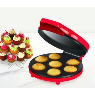 Bella 13465 Electric Bakeware Cookware Mini Cupcake Maker Red NIB