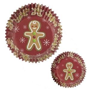 150 Gingerbread Cottage Baking Cups Cupcake Papers NEW Christmas (2 pk 