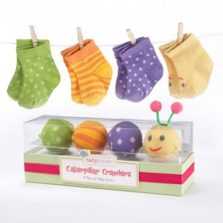 Caterpillar Crawlers Baby Socks Gift Set Baby Shower Favors
