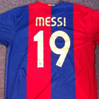 Authentic Barcelona 06 07 Messi 19 Home Jersey Shirt XL