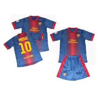 Youth Messi Barcelona Soccer Jersey Shorts Kids XL