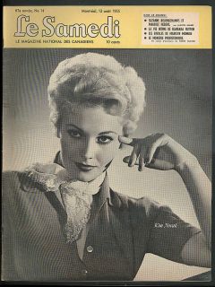   Samedi 8 13 1955 Kim Novak Delongchamps Hebert Barbara Hutton