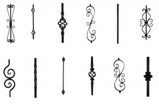 Iron Balusters and Accessories for Stairs and Balconies
