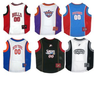 Officially Licensed NBA Dog Mesh Tank Top Shirt Choose Team Size 
