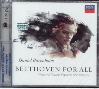 Daniel Barenboim Beethoven for All SEALED 2 CD Set 2012 Music of Power 