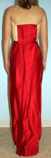 Helena Barbieri Vintage 1950s red satin formal dress