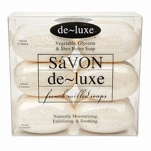 de luxe savon bar soap set almond oatmeal 12 ea almond oatmeal savon 