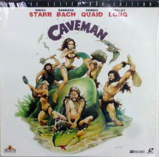 CAVEMAN Laserdisc Barbara Bach Dennis Quaid Ringo Starr S Long Mega 