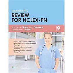 NEW Lippincotts Review For Nclex pn   Timby, Barbara K