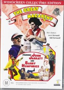 THE GREAT MACARTHY   BARRY HUMPHRIES   NEW & SEALED DVD