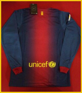 Barcelona Youth Jersey Home Long Sleeve Size s 5 6 Year