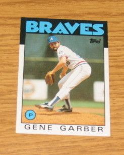 1986 Topps Baseball Trading Card 776 Gene Garber Braves