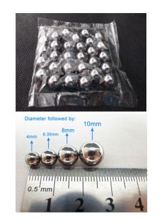 Bag Steel Balls Ammo for Slingshot SEALED in Bag 10mm