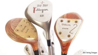   Mens Right Hand Golf Clubs Almost Complete Set Wilson & Ben Hogan i