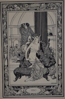   Von Bayros Illustration from Basiles Pentameron 1909 Viso