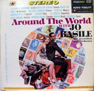 Jo Basile Around The World LP Vinyl AFSD 6153 VG 1966