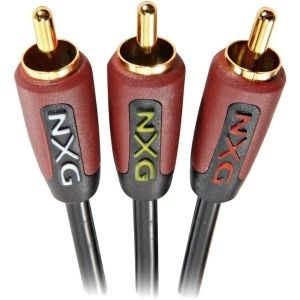New NXG Basix High Performance Composite A V Stereo RCA Cable Cord 6M 