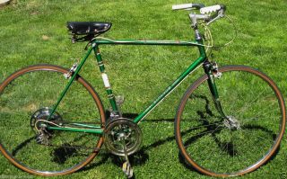 Vintage Green Mens Batavus Monte Carlo 10 Spd Bicycle Bike Intercycle 