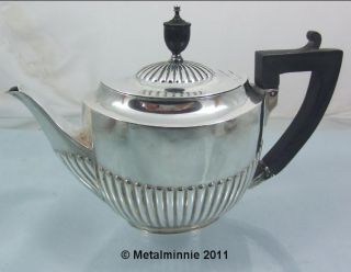 victorian silver batchelor s 3 piece tea set