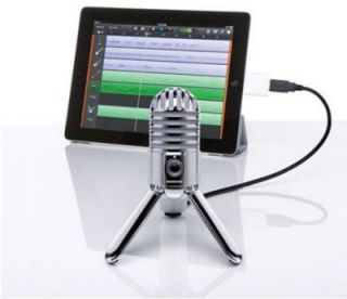 Meteor Mic with iPad, Camera Connection kit and Apples GarageBand