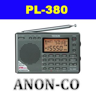 TECSUN PL 380 DSP with ETM PLL World Band Radio PL380