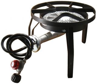    Outdoor Camping Propane Gas Banjo Burner BBQ Stove Cooker w Stand