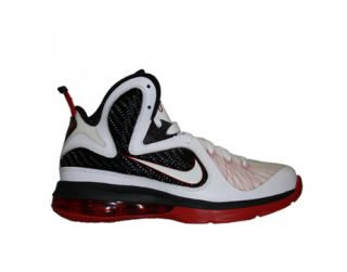   White Sport Red Black Big Kids Basketball Shoes 472664 100 IX