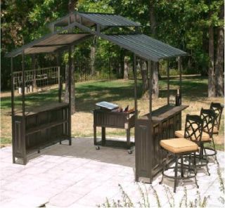   Outdoor Bar Grill Gazebo Furniture Deck Patio Pool Yard Garden