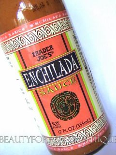 Bottle Trader Joes Red Chili Enchilada Sauce 12 Oz