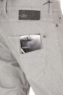 Neil Barrett Original New Man Jeans BDE25D T8588 Size 34 Col Grey Made 