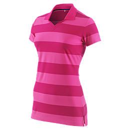nike bold shadow stripe women s golf polo shirt £ 40 00